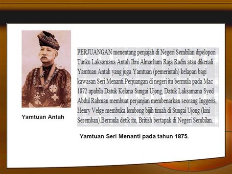 Use the download button below or simple online reader. SEJARAH TINGKATAN DUA: Yamtuan Antah Mempertahankan ...