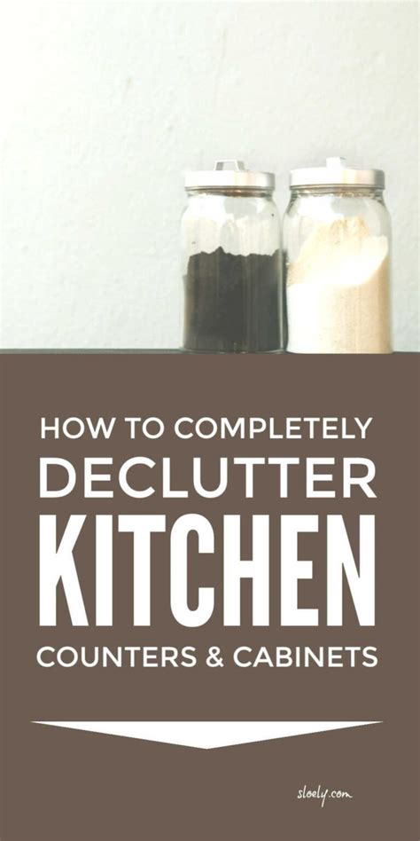 How To Declutter Kitchen Counters And Cabinets Declutter Kitchen