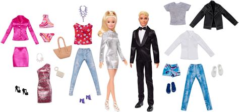 Barbie And Ken Dolls With 5 Outfits For Each Blonde Toys R Us Canada