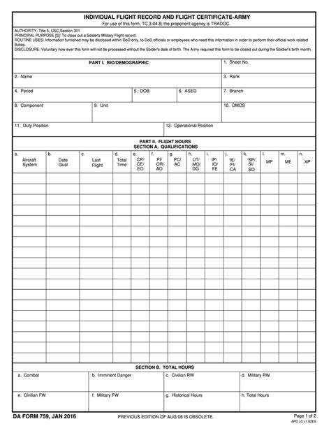 Da 759 2016 2024 Form Fill Out And Sign Printable Pdf Template