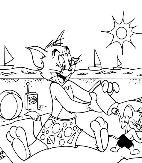 Tom And Jerry Printable Coloring Pages Images And Photos Finder