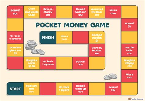 Free uk money games for ks2 children. australian money board games printable | Board Game