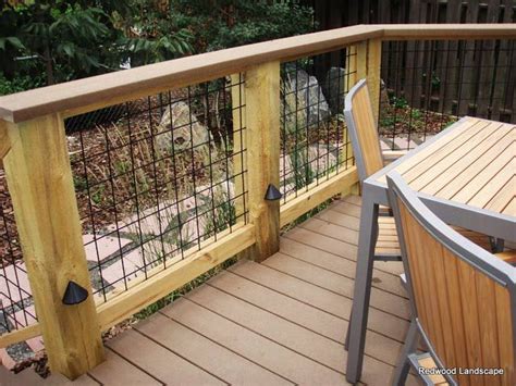 Wire Mesh Deck Rail With 2x2 Wire Mesh Thinking Dog Fencing For The