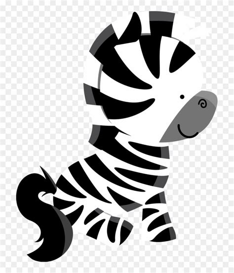 Say Hello Zebra Baby Shower Clip Art Png Download 1759815 Pikpng