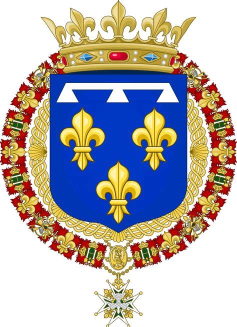 House Of Orleans Coat Of Arms French Flag