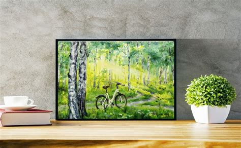 Sunrise Wall Art Bright Original Landscape Oil Painting Modern Etsy