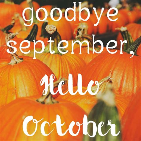 Download Hello October With Pumpkin Wallpaper