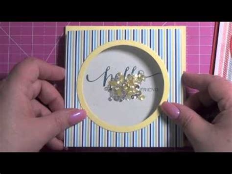 Watch this video to see how to make a shaker card. More Sequin Shaker Cards (with a mini tutorial) - YouTube