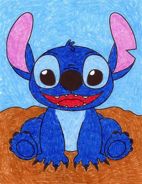 Stitch Drawing For Kids Images And Photos Finder