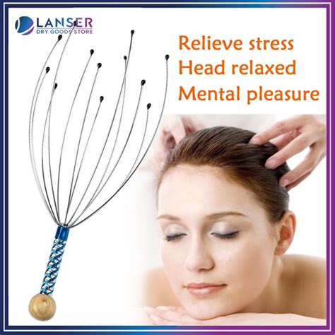 Head Scalp Neck Massager Stress Release Relax Massage Claw Stainless Bokoma Lazada Ph