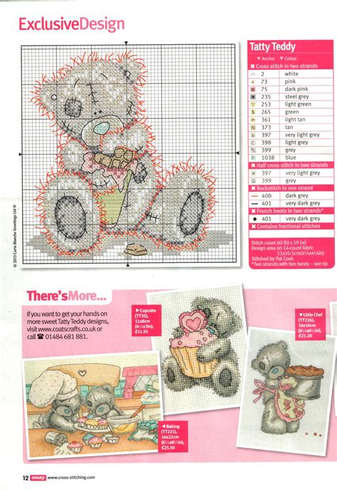 5 out of 5 stars (4) $ 5.00. Chocs Away! (Tatty Teddy) From Cross Stitch CRAZY N°177 ...