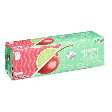 Clear American Sparkling Water Cherry Limeade 12 Fl Oz 12 Count