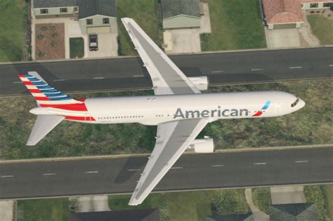 New American Airlines Livery For Project 76 767 300er Freeware