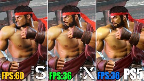 Street Fighter 6 Xbox Series S Vs Series X Vs Ps5 Comparison Youtube