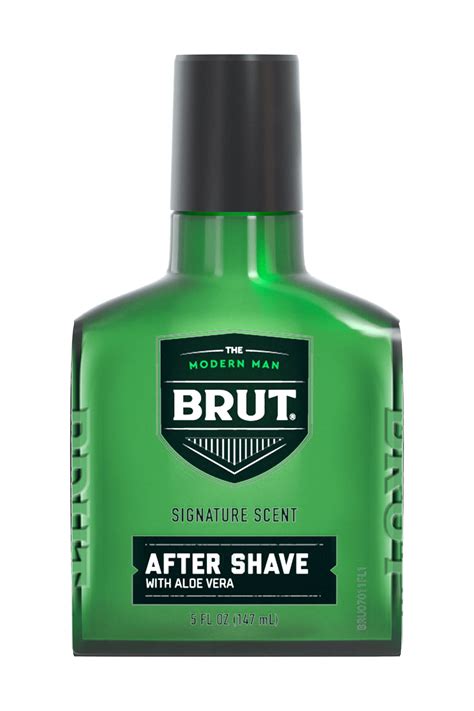 Brut Signature Scent After Shave With Aloe Vera Classic Fragrance For
