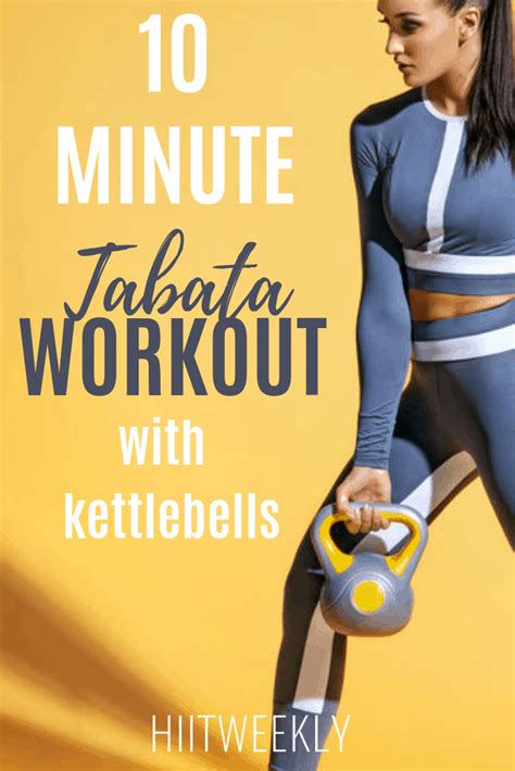 Minute Home Tabata Workouts With Kettlebells Hiitweekly