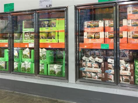 $15 off at costco using promo code. Frozen vegetables selling editorial stock image. Image of ...