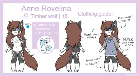 Update Fursona Reference Sheet 💙 Furry Amino