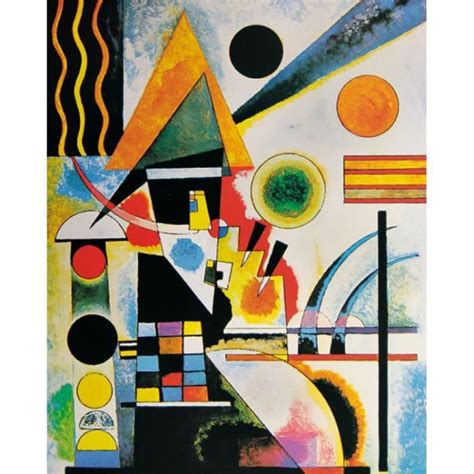 Vassily Kandinsky Poster Reproduction Sur Toile Tendue Sur Châssis