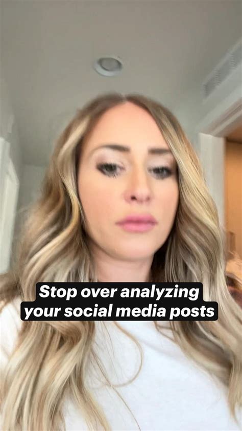 Stop Over Analyzing Your Social Media Posts Social Media Post Media Post Over Analyzing