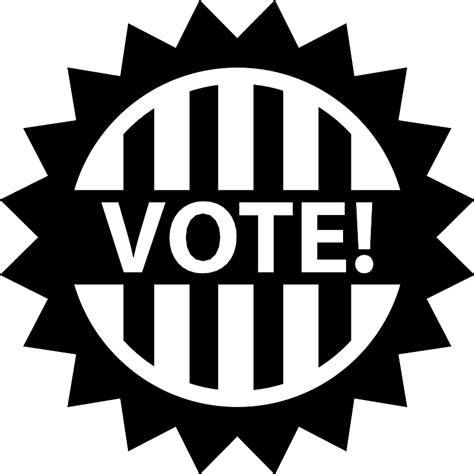 Vote Badge For Political Elections Vector Svg Icon Svg Repo
