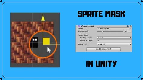 Sprite Mask In Unity Easy Unity Tutorial Youtube