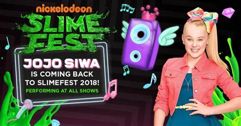 Nickalive Jojo Siwa And Diversity To Return For Nickelodeon Slimefest