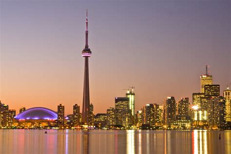 1920x1080 Resolution Panoramic Reflection Photography Of Cn Tower