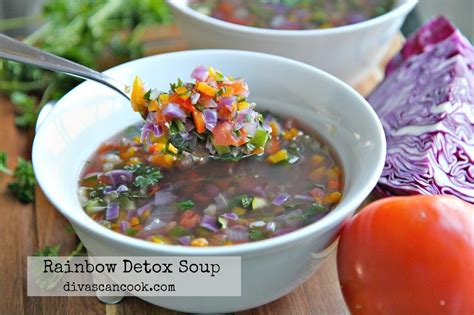 1/4 cup fresh parsley, minced. Rainbow Detox Vegetable Soup | Divas Can Cook