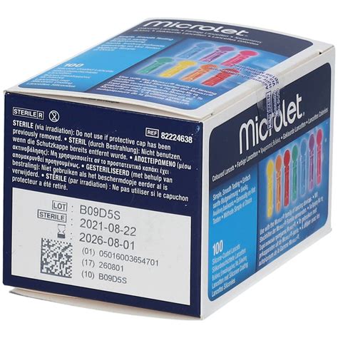 Microlet® Farbige Lanzetten 100 St Shop Apothekech