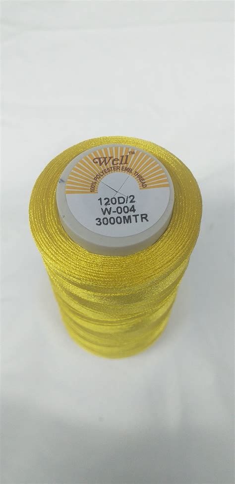 100 Polyester Well Embroidery Thread Cord W 004