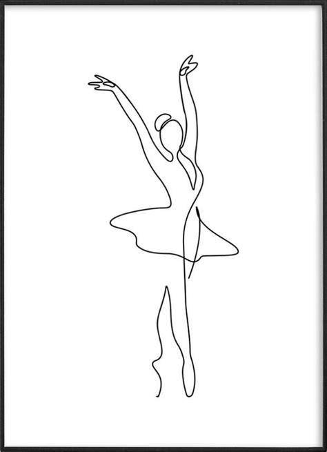 Ballet Dancer Line Art Line Art Line Art Drawings Ballet Painting