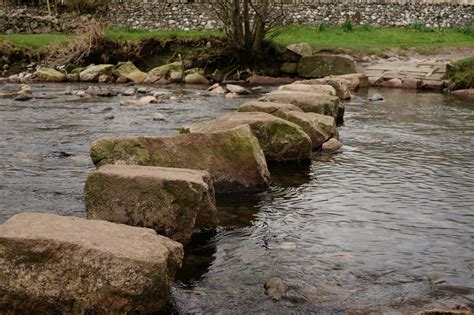 Stepping Stones River Esk Cumbria © Peter Trimming Geograph