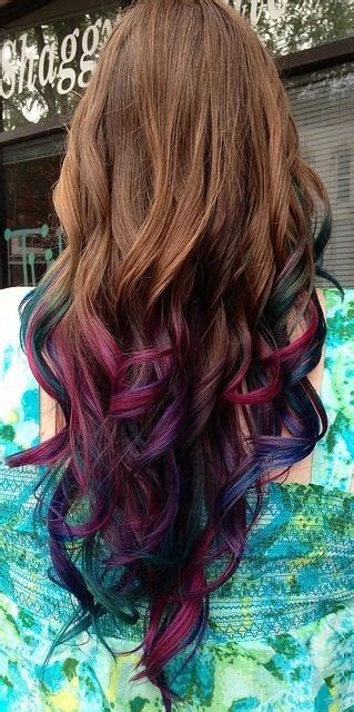 Don't worry what happens if you put brown dye on purple hair, cos this is just a perfect combination. Pin by Cynthia McCloud on Haircolors that are to die for ...