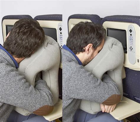 Woollip An Inflatable Travel Pillow For Sleeping On Planes