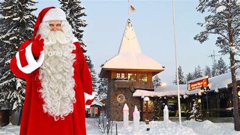 Descubriendo A Papá Noel Santa Claus En Su Aldea En Laponia Finlandia