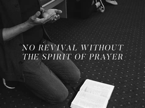 No Revival Without The Spirit Of Prayer Faith Community Baptist