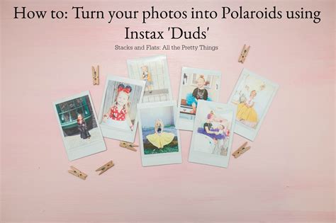 Turn Photos Into Polaroids Diy Instax Polaroid Photos Turn Ons