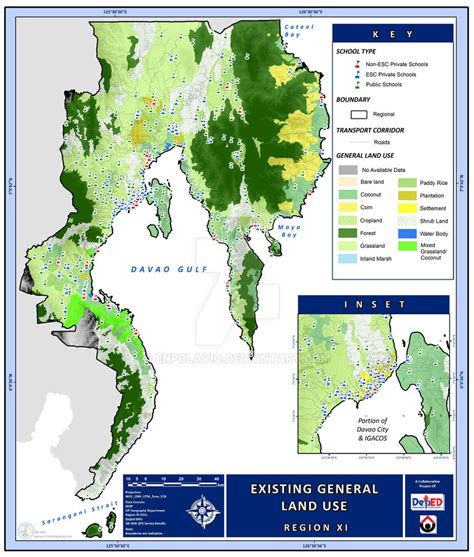 Land Use Map Of Davao Region By Enpclavio On Deviantart