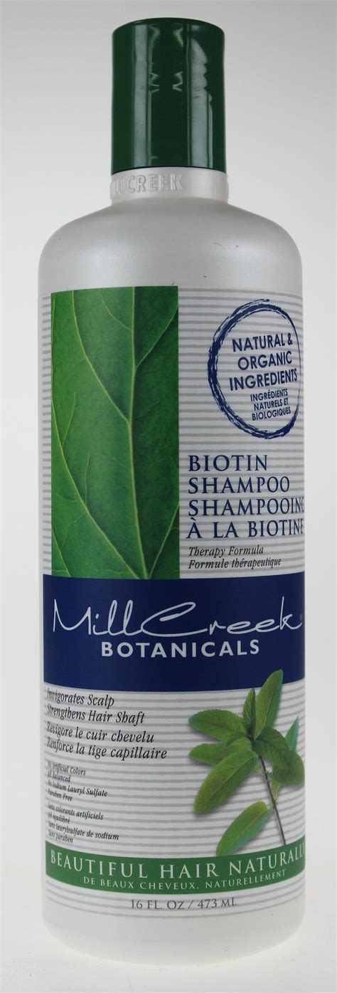 Mill Creek Botanicals Biotin Shampoo 473ml Natures Source