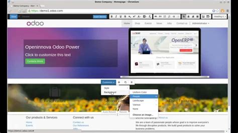 A domain name is the address where internet users can access your website. Odoo CMS. Crear Website Facilmente. Open Source ...