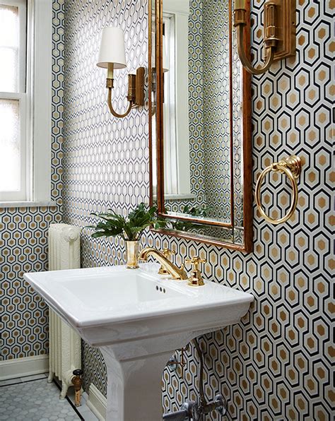 10 Best Wallpapered Powder Rooms From Pinterest House And Home