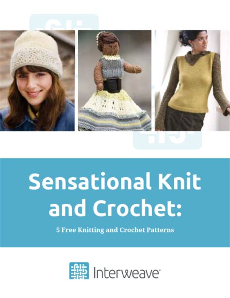 5 Free Knitting And Crochet Patterns Free Knitting Patterns Knitting