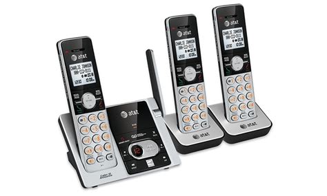 Atandt Cordless Phone System With Answering Machine And Caller Id Groupon