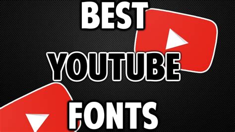 Best Fonts For Youtube Thumbnails Theme Junkie Vrogue