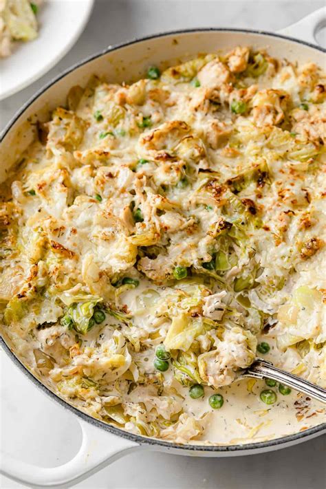 Keto Tuna Casserole One Pot Meal Peace Love And Low Carb