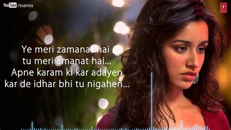 Aashiqui 2 Hindi Movie Sunn Raha Hai Na Tu Full Video Song With Lyrics