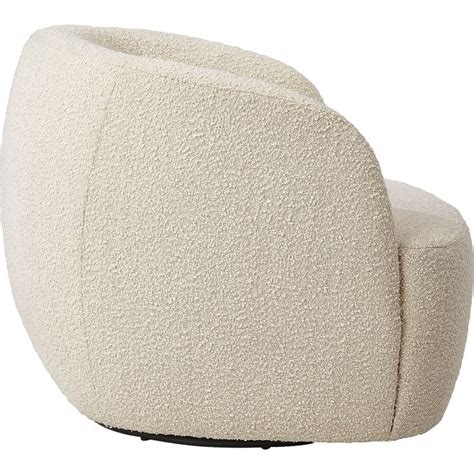 Dining chairs are a really easy way to introduce a sculptural element to a room. Gwyneth Ivory Boucle Chair + Reviews | CB2 | Cozy chair ...