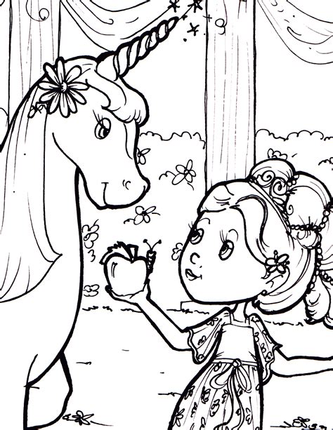 Princess Unicorn Coloring Pages - Coloring Home