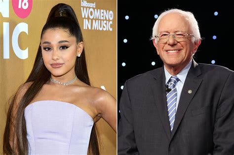 Ariana Grande Breaks Free From Capitalism Endorses Bernie Sanders Rolling Stone